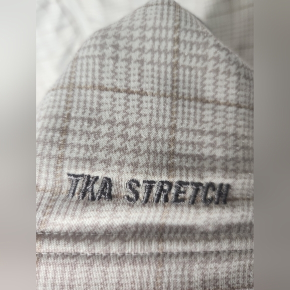 The North Face hoodie, cream plaid, Size S - Picture 4 of 8